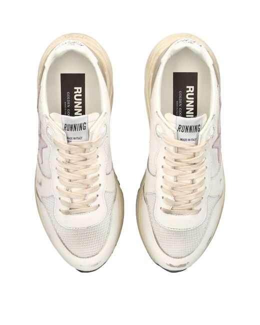 Golden Goose Deluxe Brand White Running Sole Sneakers