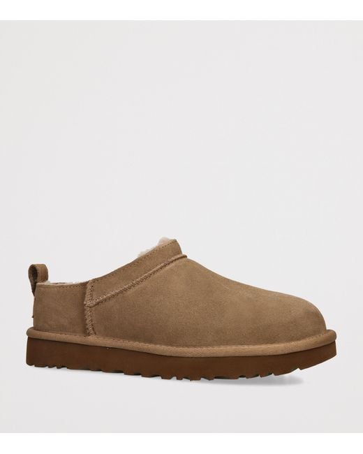 Ugg Brown Suede Classic Micro Boots