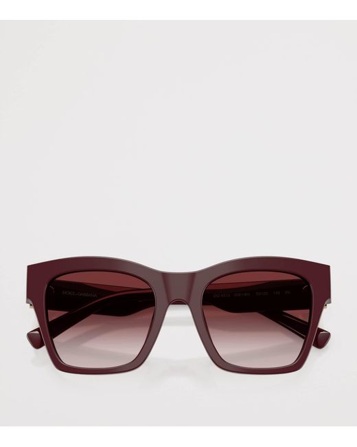 Dolce & Gabbana Purple Square Sunglasses