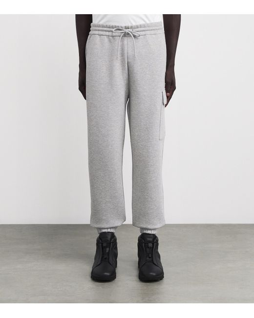 Mackage Gray Cotton-Blend Marvin Cargo Sweatpants for men