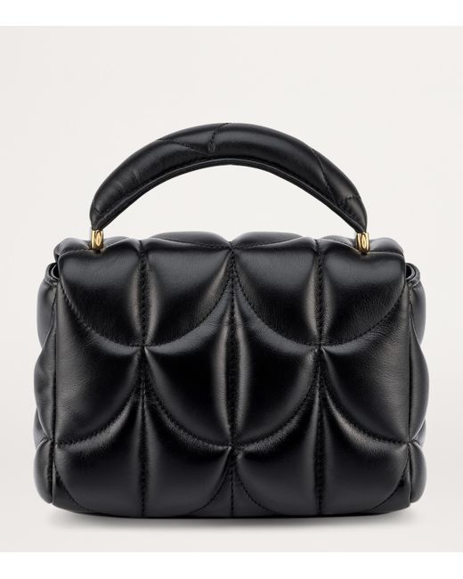 BVLGARI Black Small Serpenti Sugarloaf Top-Handle Bag