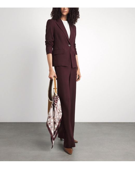 Veronica Beard Purple Isaac Dickey Blazer