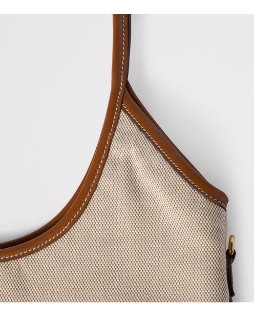 Miu Miu Natural Ivy Canva Tote Bag