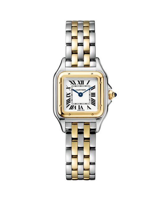 Cartier Metallic Small And Stainless Steel Panthère De Watch