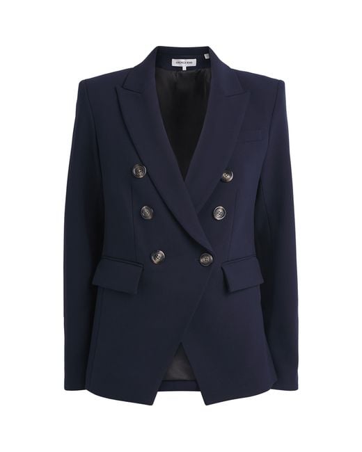 Veronica Beard Blue Miller Dickey Blazer