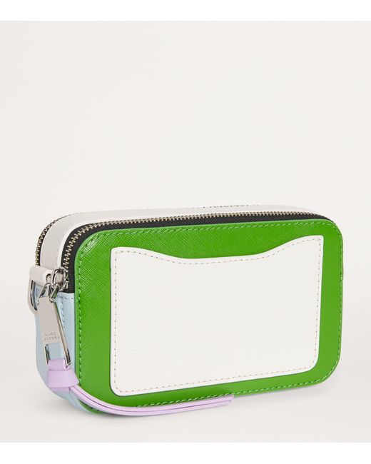 Marc Jacobs Green The Leather Snapshot Camera Cross-body Bag