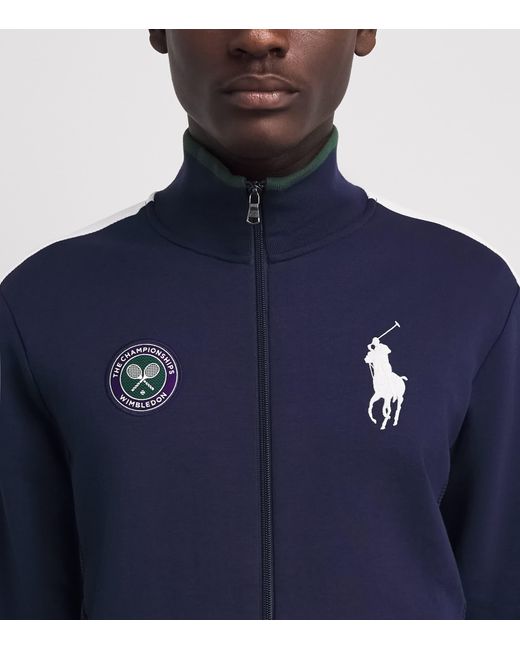 Ralph Lauren Blue X Wimbledon Zip-Up Jacket for men