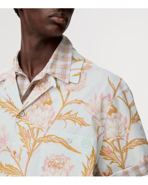 Loewe White X Paula's Ibiza Artichoke Shirt for men