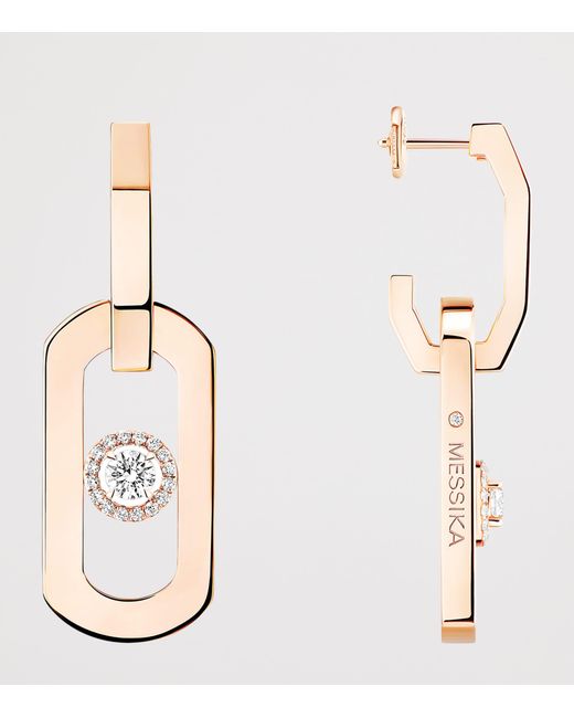 Messika Metallic So Move And Diamond Xl Drop Earrings