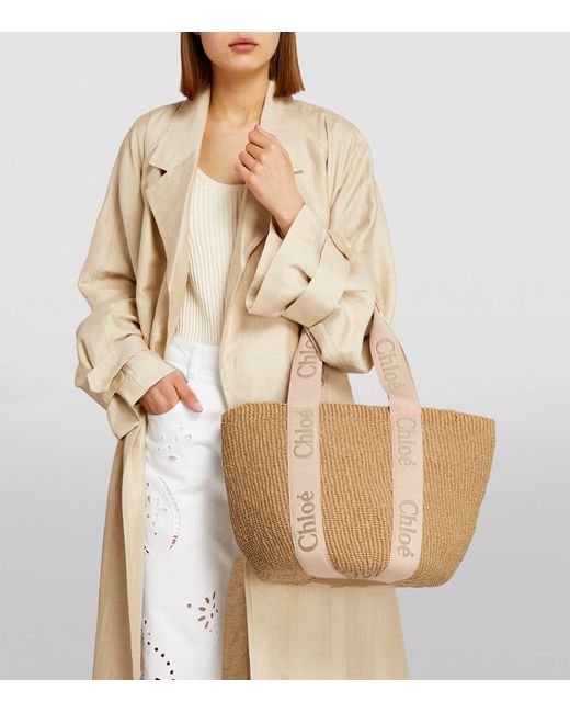 Chloé Natural Large Woody Basket Bag
