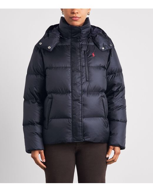 Polo Ralph Lauren Blue Padded Puffer Jacket for men