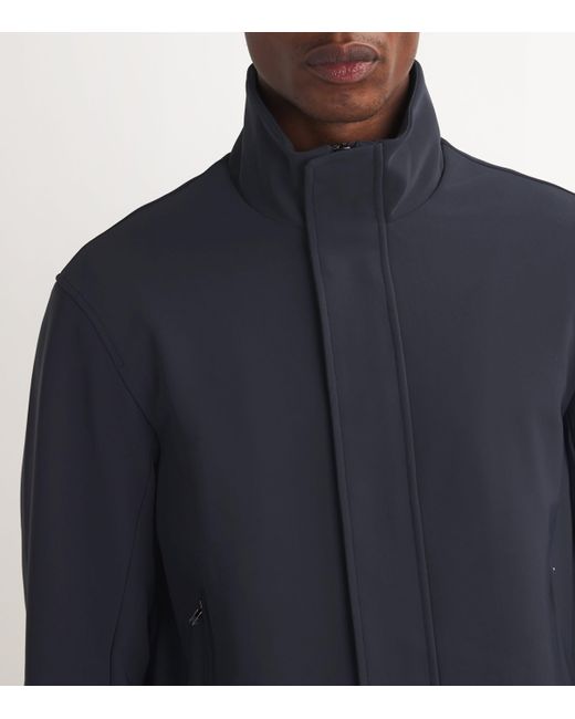 Emporio Armani Blue Scuba Jacket for men