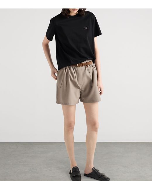 Prada Black Jersey T-Shirt