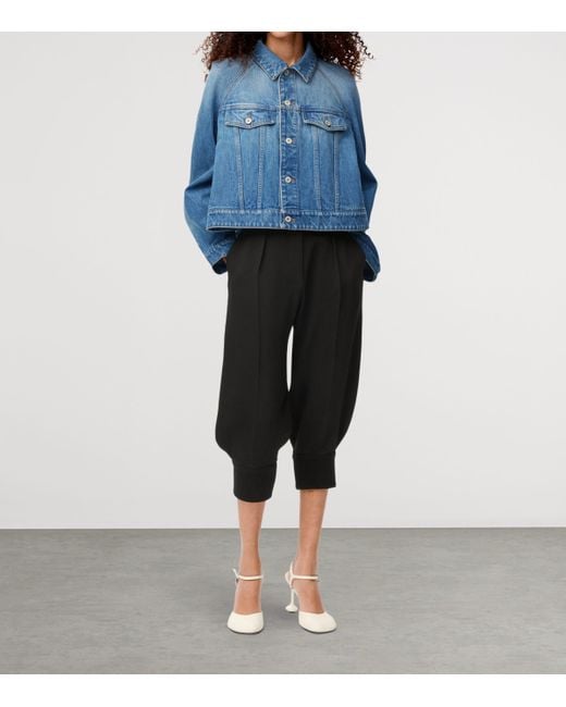 Loewe Blue Trapeze Denim Jacket