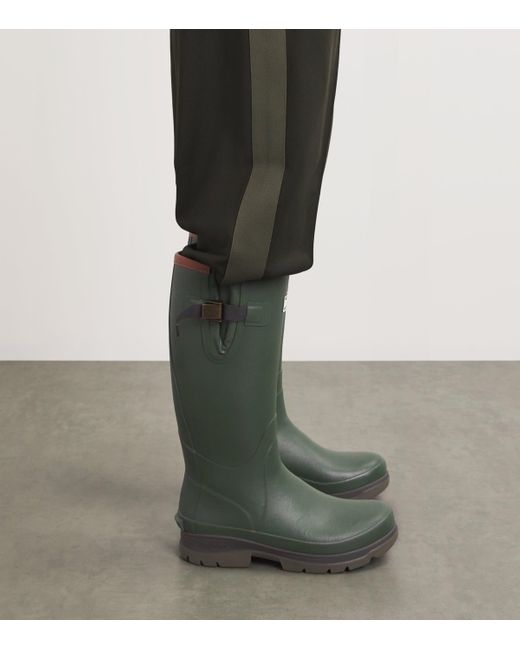 Barbour Green Tempest Wellington Boots for men