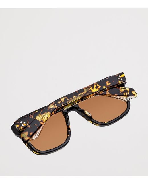 Jacques Marie Mage Black Acetate Yves Sunglasses for men