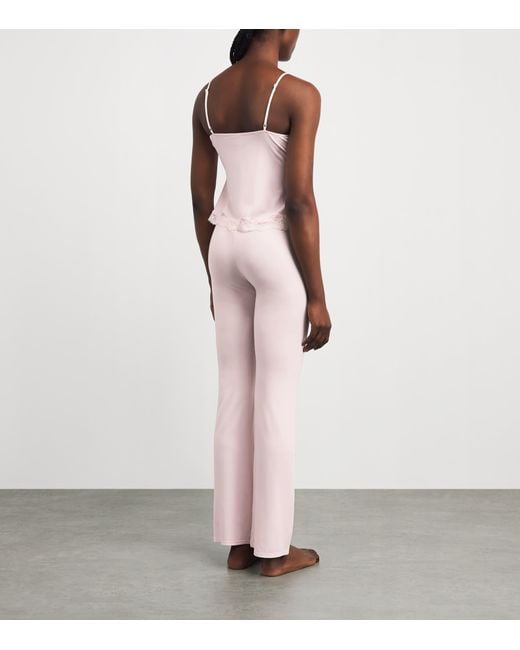 Skims Pink Sleep Cami Pyjama Set