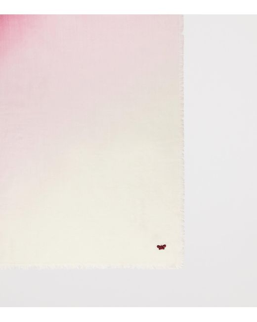 Weekend by Maxmara Pink Wool Gradient Scarf
