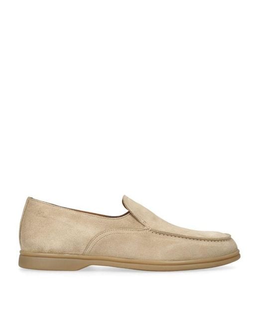 Harry's Of London Natural Leather Wharf Slip-On Loafers for men