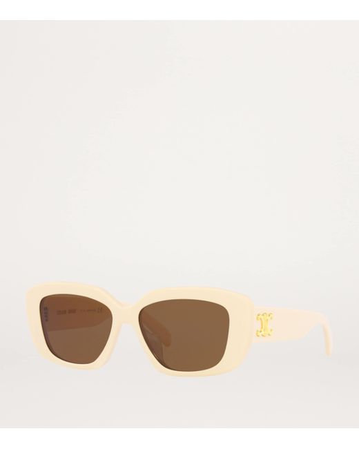 Céline Natural Rectangular Sunglasses