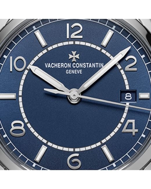 Vacheron Constantin Blue Stainless Steel Fiftysix Watch
