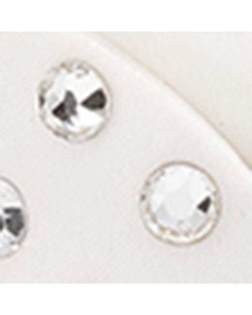 Christian Louboutin White Miss Jane Embellished Sandals 85
