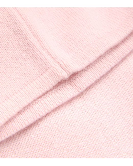 Harrods Pink Cashmere Wide-Leg Sweatpants