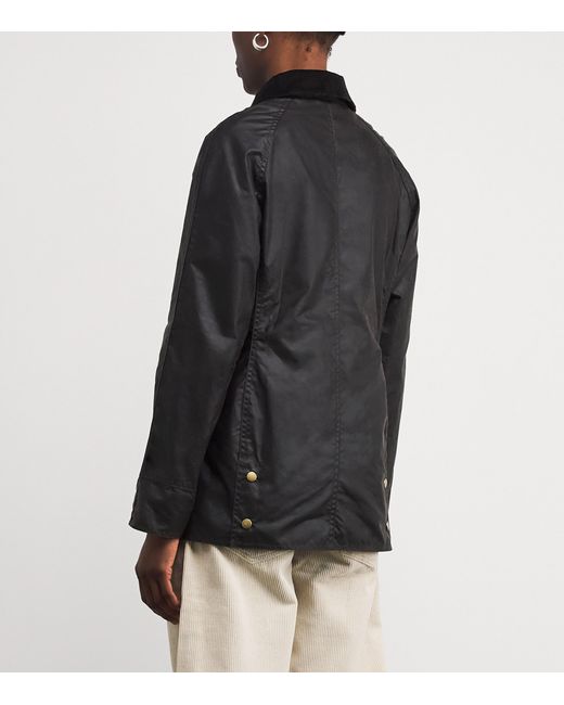 Barbour Black Waxed Beadnell Jacket