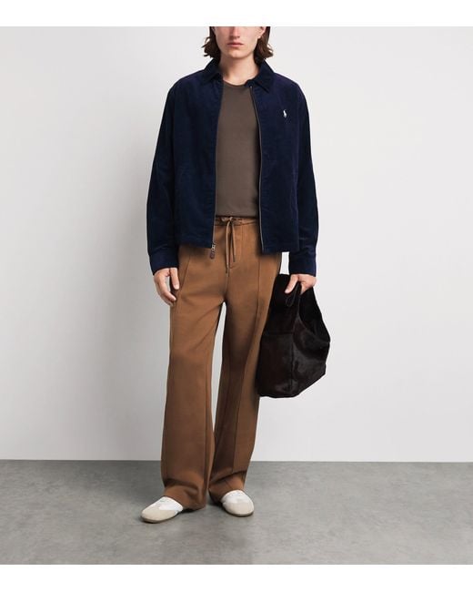 Polo Ralph Lauren Brown Pintuck Polo Pony Sweatpants for men