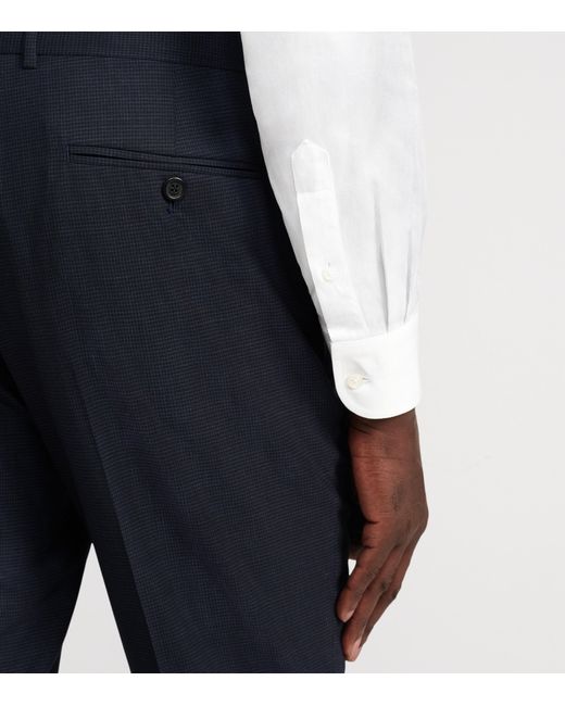 Dunhill White Sea Island Cotton Formal Shirt for men