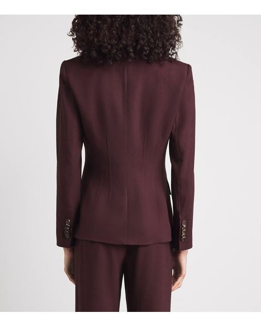 Veronica Beard Purple Isaac Dickey Blazer