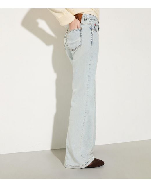 MAX&Co. Blue Flared Jeans