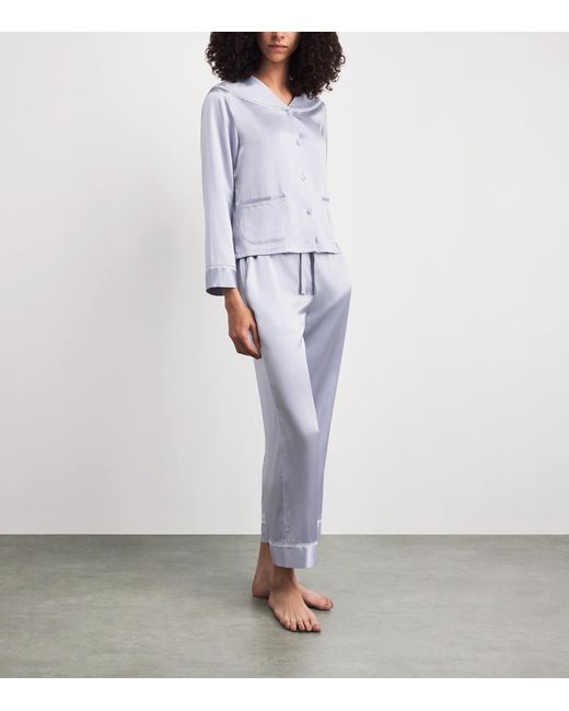 Manitu White Mulberry Silk Effie Pyjamas