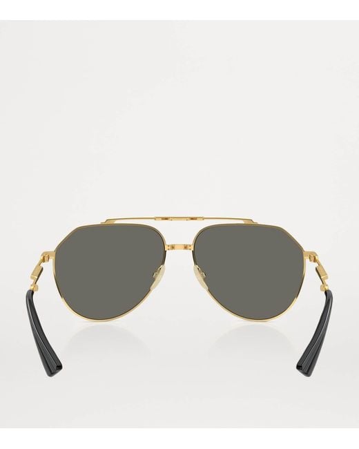 Dolce & Gabbana Gray Metal Dg2302 Sunglasses for men