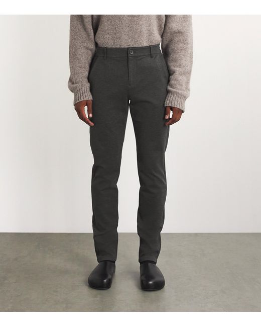 PAIGE Gray Stafford Slim Chinos for men