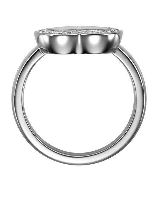 Chopard Metallic And Diamond Happy Diamonds Icons Ring