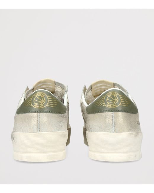Golden Goose Deluxe Brand White Suede Stardan Sneakers