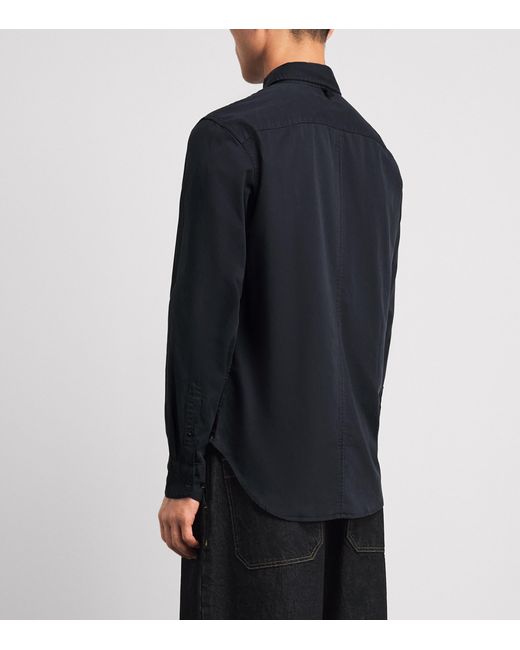 Rag & Bone Blue Cotton-Lyocell Tomlin Shirt for men