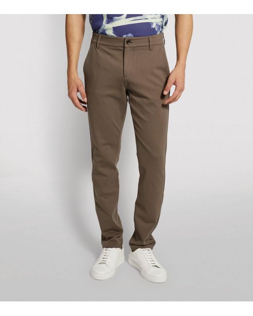 PAIGE Gray Stafford Trousers for men