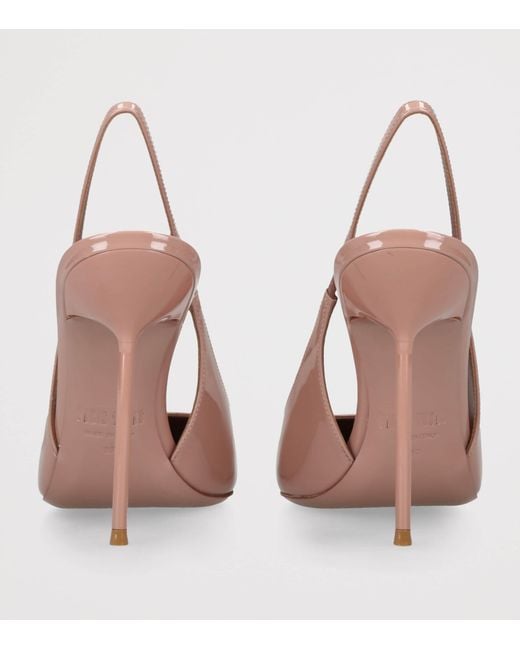 Paris Texas Pink Patent Leather Lidia Slingback Pumps 105