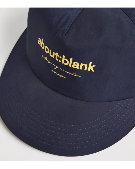 About Blank Blue Logo Cap for men