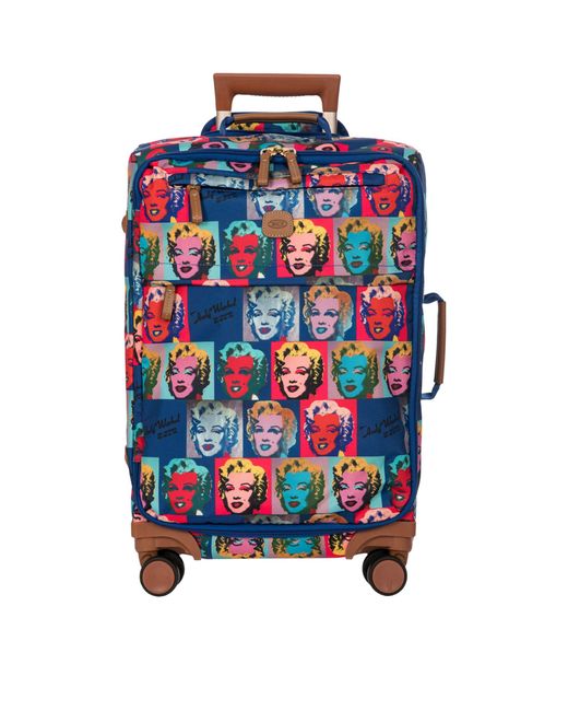 Bric's Blue X Andy Warhol Marilyn Print Cabin Suitcase (55cm)