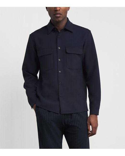 Sandro Blue Straight-Fit Shirt for men