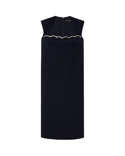 Marina Rinaldi Black Embellished Midi Dress