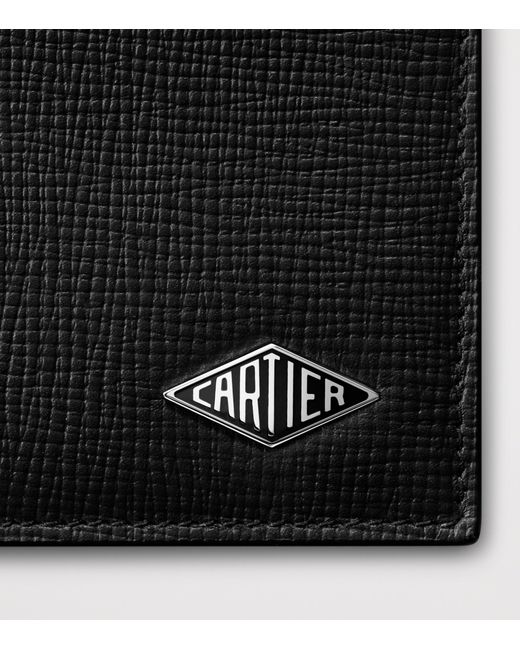 Cartier Black Leather Losange Card Holder for men