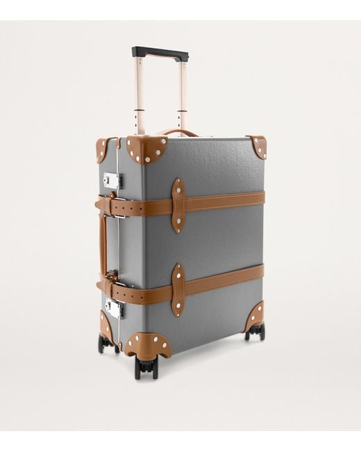Globe-Trotter Gray Centenary 4-Wheel Suitcase