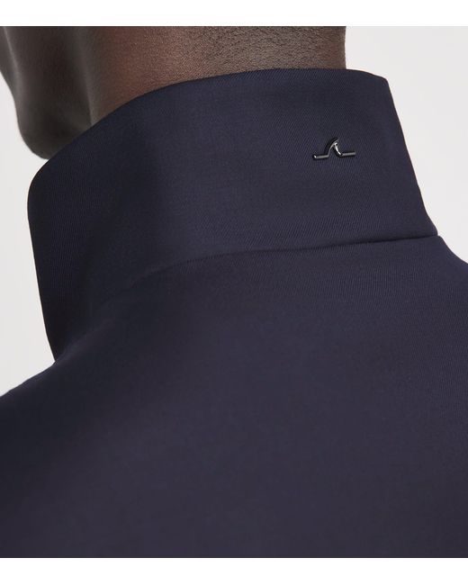 Paul & Shark Blue Virgin Wool Hybrid Jacket for men
