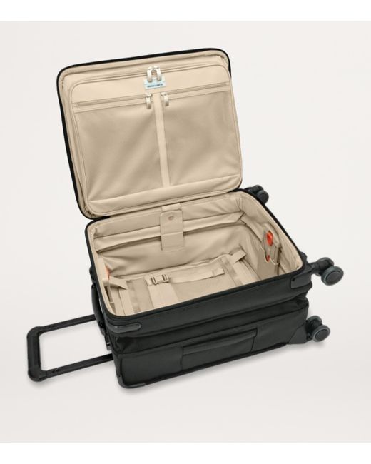 Briggs & Riley Black Baseline Essential Carry-On Expandable Spinner Suitcase