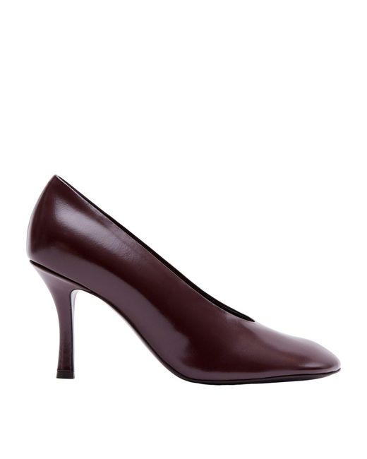 Burberry Purple Leather Baby Pumps 85