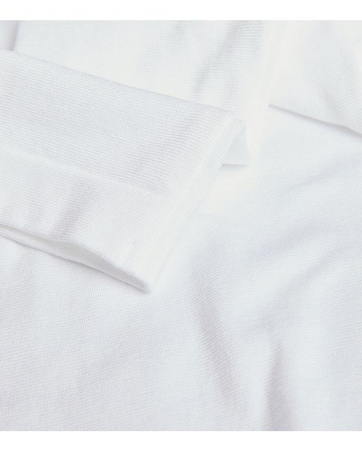 Wolford White Cotton-blend Berlin Bodysuit